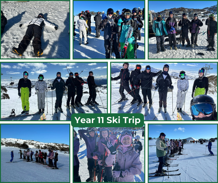 Year 11 Ski Trip - picture collage